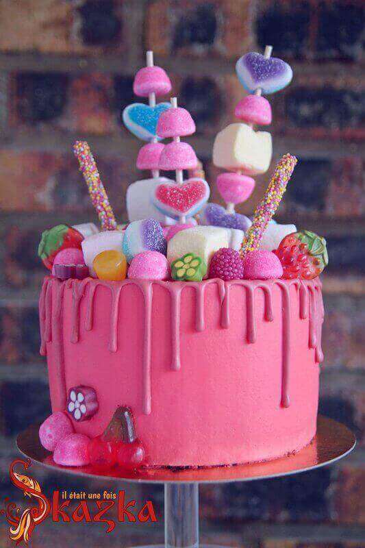 Premier gâteau d'anniversaire fille