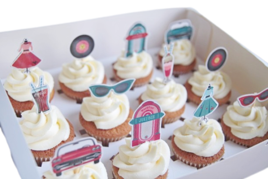 Cupcakes Retro