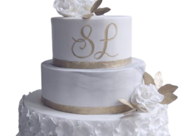 Wedding Cake Roses en Sucre
