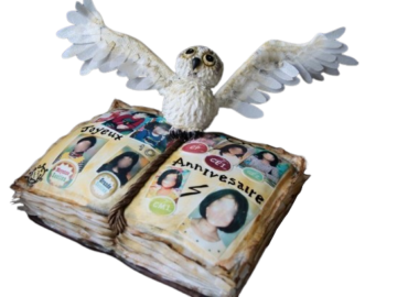 Gâteau Grimoire Harry Potter