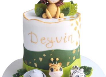 Gâteau Lion Jungle