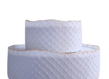 Wedding Cake Dentelle Filet