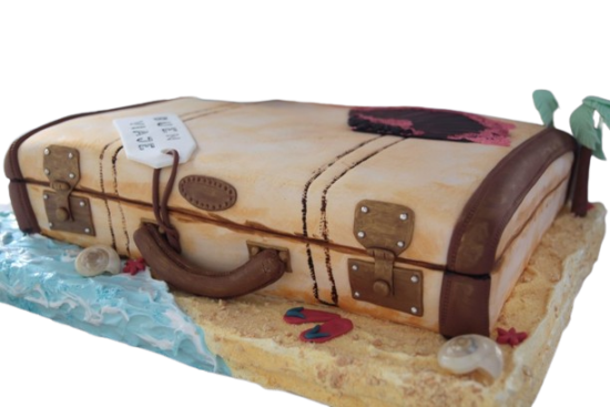 Gâteau Valise